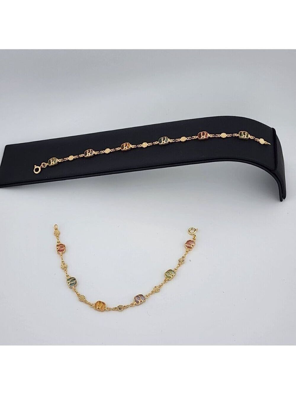 Stunning Brazilian 18k Gold-Filled Elephant Bracelet – A Timeless Luxury